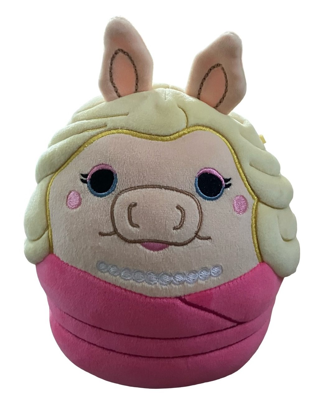 Squishmallow Miss Piggy Muppets Squad Plush 8” Jim Henson 2024 Pink Pearls